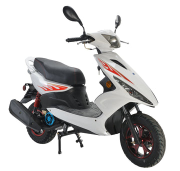 150cc Moped Street Scooter Gas (Wave150) | Adult Street Bike with 12" Wheels mississippipowersports